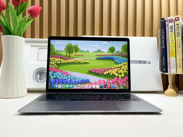 Apple แมค โอเอส 8 กิกะไบต์ อื่นๆ ไม่ใช่ MacBook Air 13-inch M1,2020 Ram8GB SSD256GB Space Gray