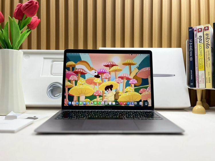Apple แมค โอเอส 8 กิกะไบต์ อื่นๆ ไม่ใช่ MacBook Air 13-inch M1,2020 Ram8GB SSD256GB Space Gray