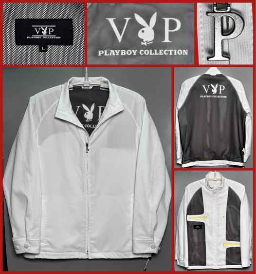 เสื้อแจ๊คเก็ตสปอร์ต VIP PLAYBOY ของแท้ แบบสวย โลโก้เด่น