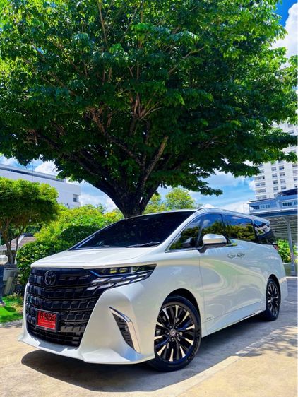 รถ Toyota Alphard 2.5 Executive Lounge Hybrid E-Four 4WD สี ขาว