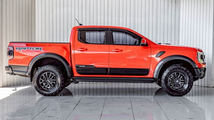 Ford Ranger 2023 2.0 Raptor 4WD Pickup ดีเซล ไม่ติดแก๊ส เกียร์อัตโนมัติ ส้ม รูปที่ 4