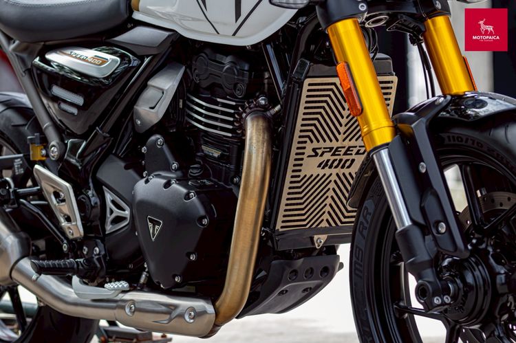 Triumph Speed400 ปี2025 เจ้าของเดียว วิ่ง5,000Km. มีวารันตีศูนย์ฯ รูปที่ 7