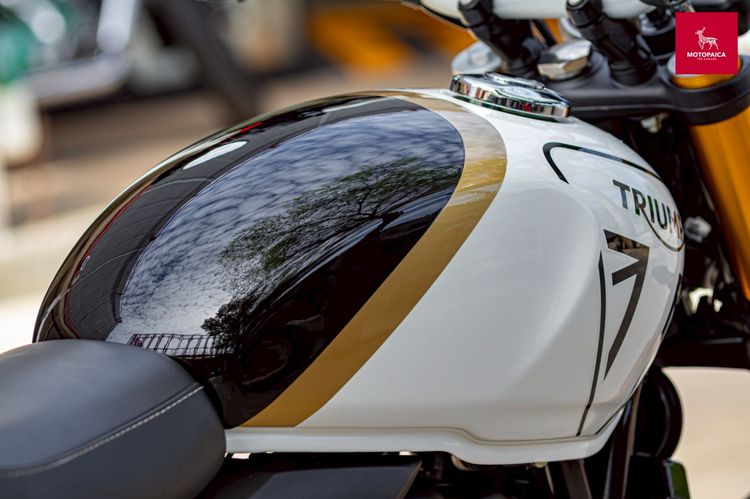 Triumph Speed400 ปี2025 เจ้าของเดียว วิ่ง5,000Km. มีวารันตีศูนย์ฯ รูปที่ 10