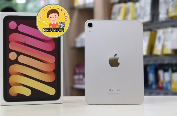 📱IPad mini 7 128GB WiFi  Cellular สีทอง ครบกล่อง รูปที่ 2