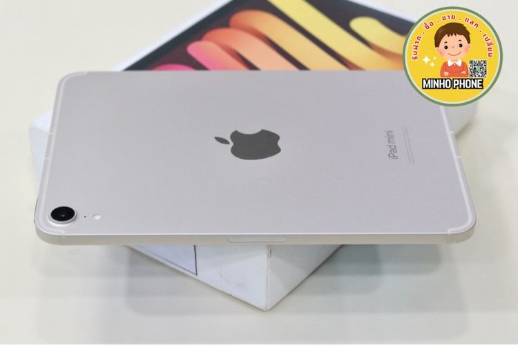 📱IPad mini 7 128GB WiFi  Cellular สีทอง ครบกล่อง รูปที่ 12