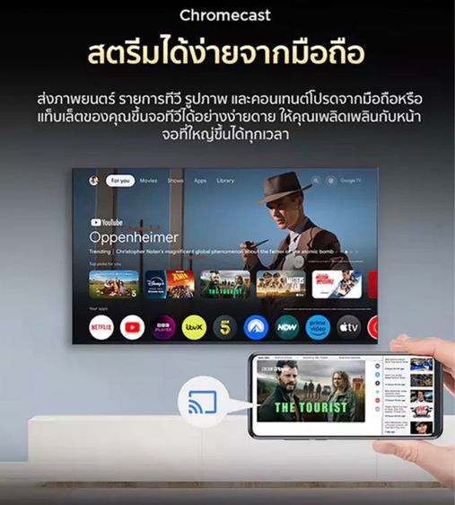 ทีวีรุ่น TCL ขนาด 75 นิ้ว  4K UHD รูปที่ 2