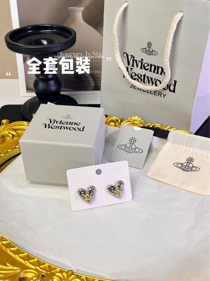 ต่างหูหัวใจVivienne รูปที่ 2