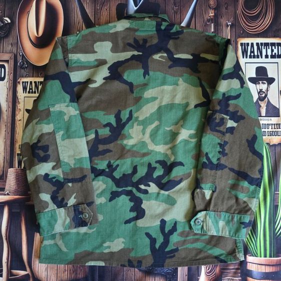  เสื้อทหาร Woodland Camo US Army Combat Jacket แท้ มือสอง รูปที่ 3