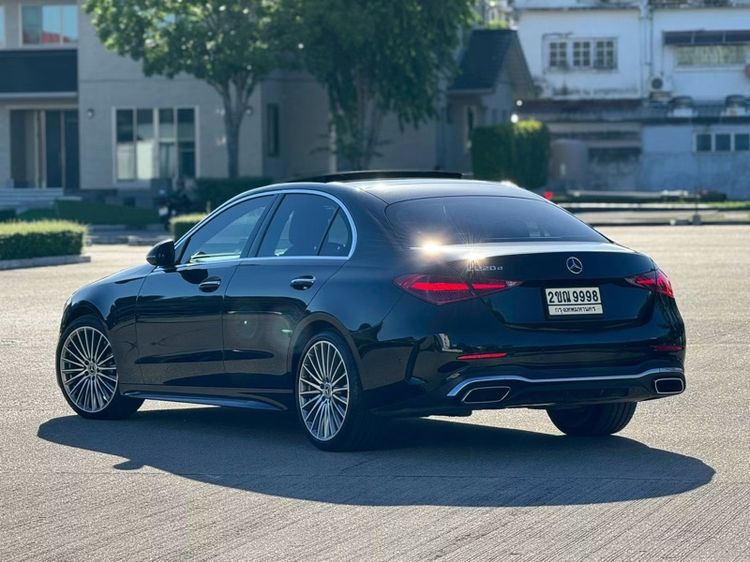Mercedes-Benz C-Class 2022 C220 Sedan ดีเซล ไม่ติดแก๊ส เกียร์อัตโนมัติ ดำ รูปที่ 2