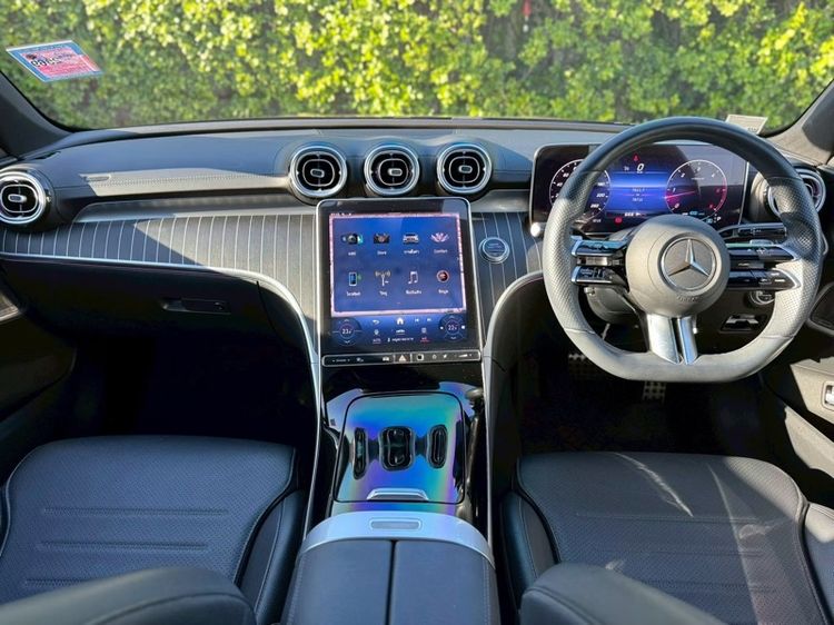 Mercedes-Benz C-Class 2022 C220 Sedan ดีเซล ไม่ติดแก๊ส เกียร์อัตโนมัติ ดำ รูปที่ 3