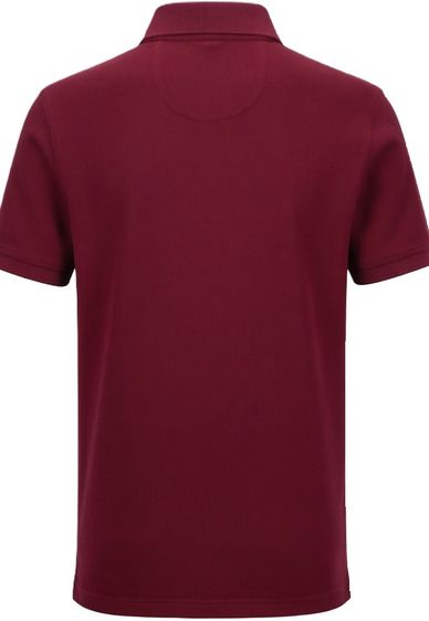 Tommy Hilfiger Regular Fit Flag Burgundy Polo Shirt  รูปที่ 8