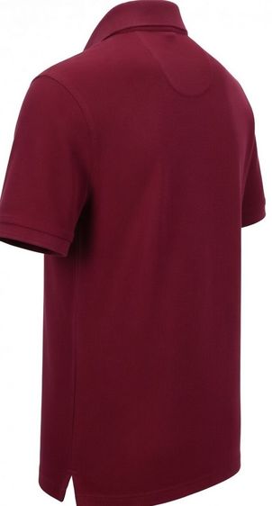 Tommy Hilfiger Regular Fit Flag Burgundy Polo Shirt  รูปที่ 5