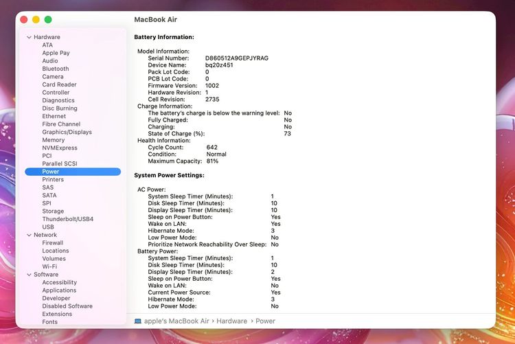 MacBook Air 13-inch M1,2020 Ram8GB SSD256GB Space Gray รูปที่ 13
