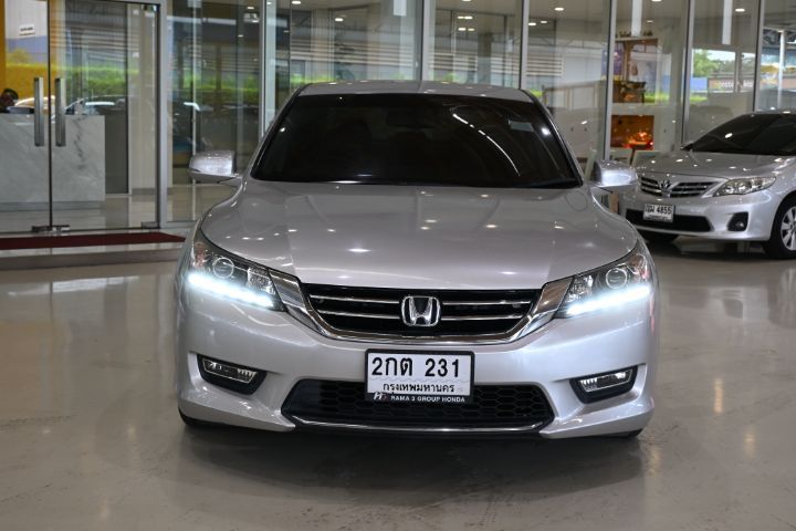 Honda Accord 2013 2.0 EL Sedan เบนซิน ไม่ติดแก๊ส เกียร์อัตโนมัติ บรอนซ์เงิน รูปที่ 2