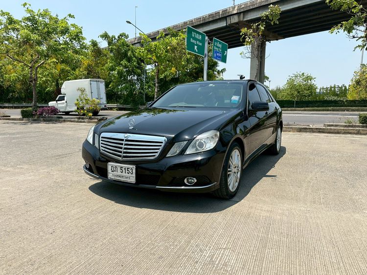 Mercedes-Benz E-Class 2010 E200 CGI Sedan เบนซิน ไม่ติดแก๊ส เกียร์อัตโนมัติ ดำ รูปที่ 2