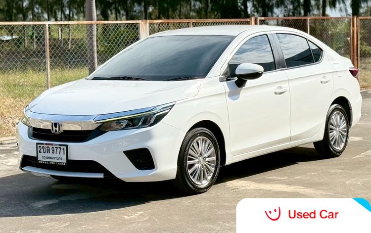 รถ Honda City 1.0 V สี ขาว