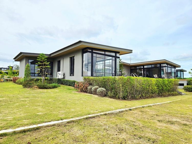 ตกแต่งครบ Rare Khao Yai Pool Villa  Panoramic views, 2 villas pet friendly. Turnkey Airbnb ready for 14.9M THB. Don't miss out