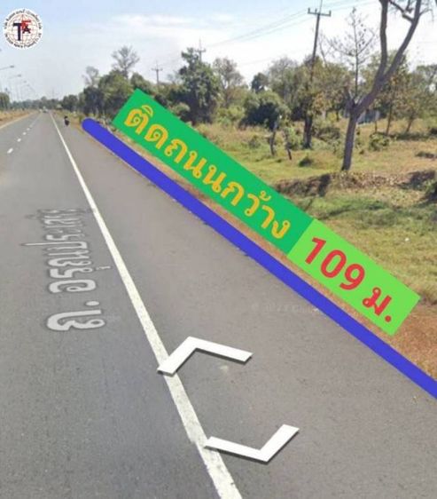 ใช่ ขายที่ดินเมืองมหาสารคาม ติดถนนอรุณประเสริฐ ทางหลวง 202 หบักกิโล 134-135 บางปะหนัน พยักภูมิพิสัย รูปที่ 2