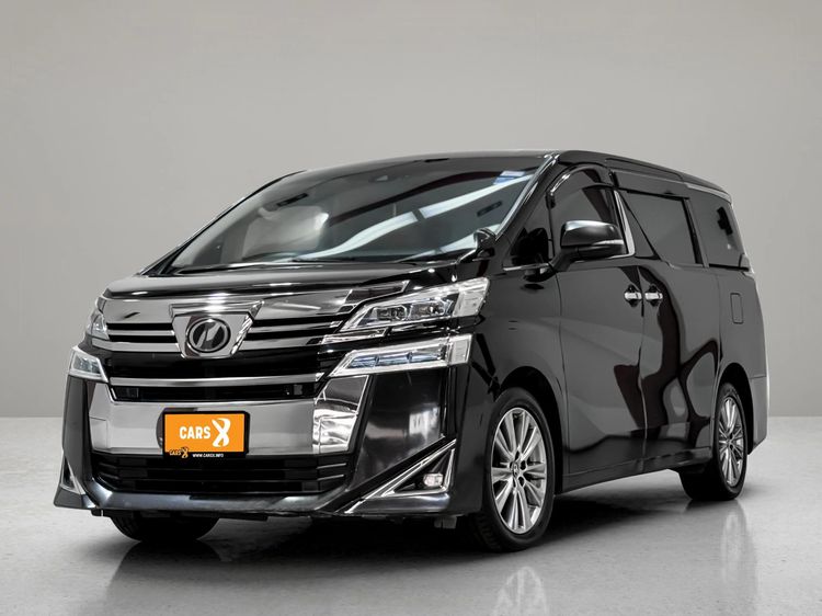 Toyota Vellfire 2018 2.5 Z G Edition Sedan เบนซิน ไม่ติดแก๊ส เกียร์อัตโนมัติ ดำ รูปที่ 2