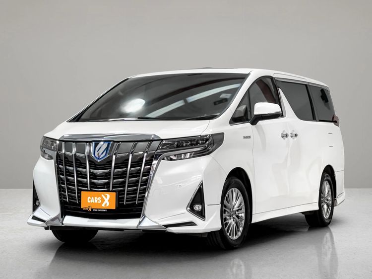 Toyota Alphard 2019 2.5 HV 4WD Sedan ไฮบริด ไม่ติดแก๊ส เกียร์อัตโนมัติ ขาว รูปที่ 2