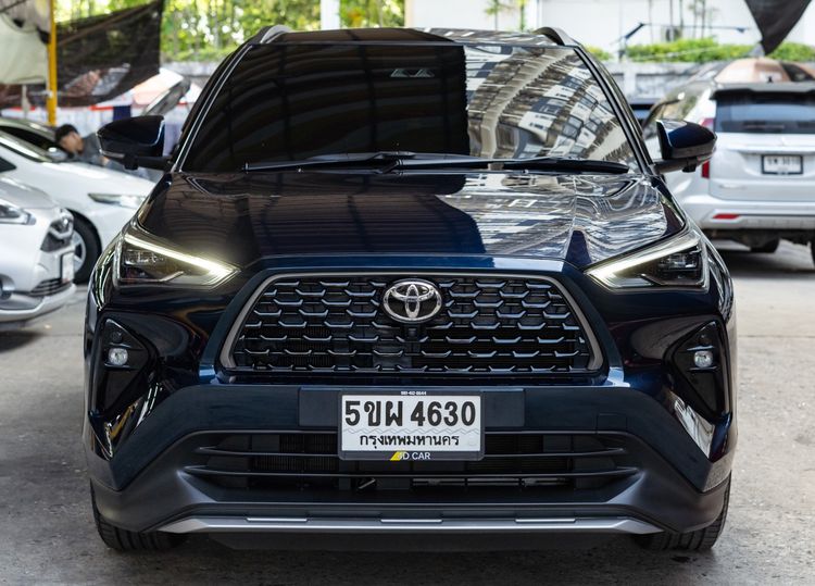 รถ Toyota Yaris Cross 1.5 HEV Premium Luxury สี น้ำเงิน