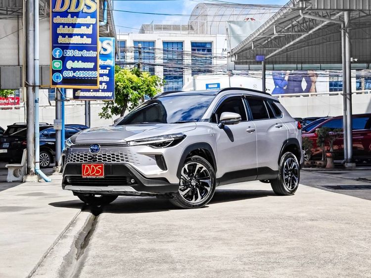รถ Toyota Corolla Cross 1.8 HEV Premium Luxury สี เทา