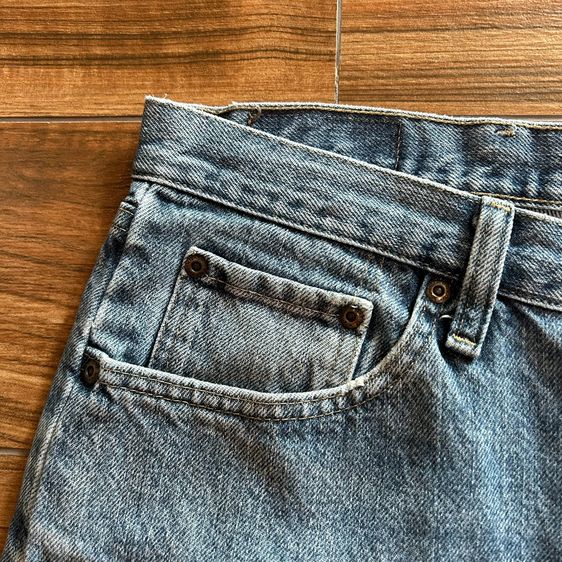 👖★ Wrangler Premium Quality ★ ของแท้💯 Vintage Blue Wash Regular Fit (Straight Leg) รูปที่ 5