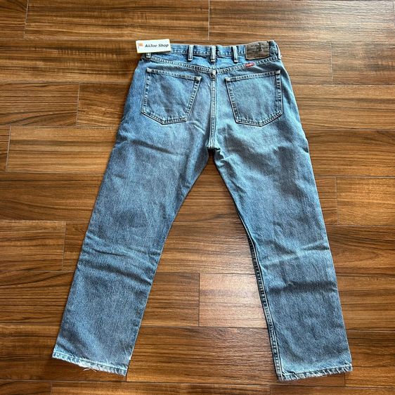 👖★ Wrangler Premium Quality ★ ของแท้💯 Vintage Blue Wash Regular Fit (Straight Leg) รูปที่ 7