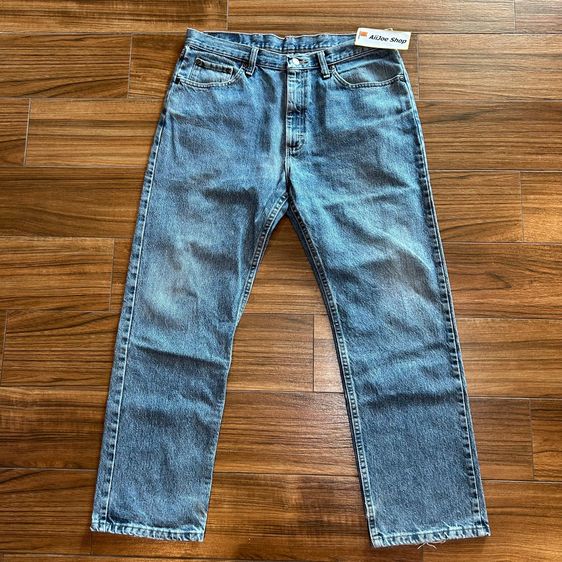 👖★ Wrangler Premium Quality ★ ของแท้💯 Vintage Blue Wash Regular Fit (Straight Leg) รูปที่ 3