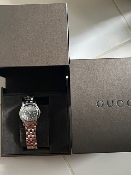 อื่นๆ สแตนเลส นาฬิกา Gucci  Watch Quartz 5500L แท้ อุปกรณ์มีตามรูป