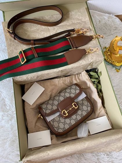Gucci Horsebit 1955 mini bag รูปที่ 3