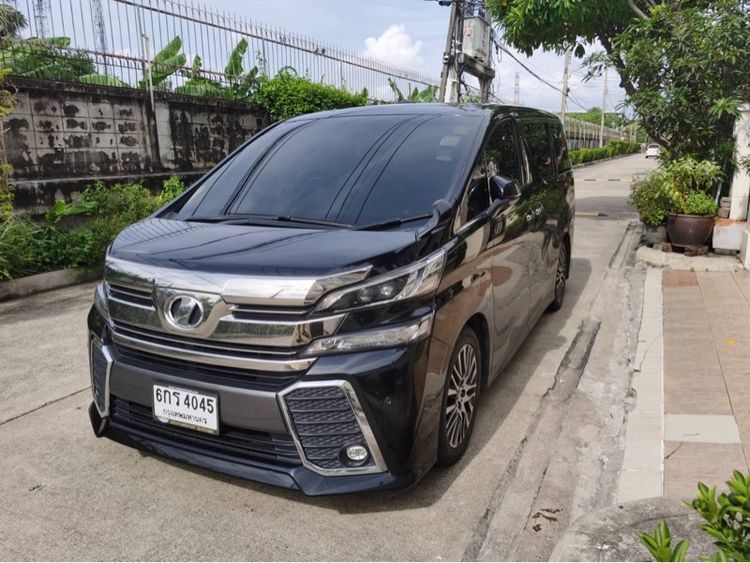 รถ Toyota Vellfire 2.5 Z G Edition สี ดำ