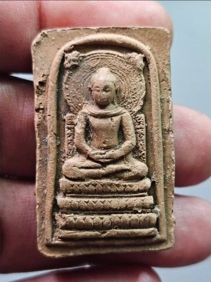 พระคันธราช เนื้อดิน แม่ชีบุญเรือน วัดอาวุธ ออกวัดสารนาถ ระยอง ปี2499  A250669