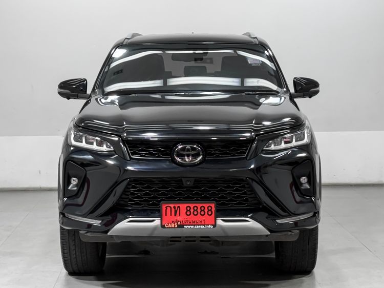 Toyota Fortuner 2021 2.8 LEGENDER 2WD AT Utility-car ดีเซล ไม่ติดแก๊ส เกียร์อัตโนมัติ ดำ รูปที่ 2