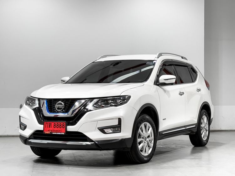 Nissan X-Trail 2019 2.0 V Hybrid 4WD Utility-car ไฮบริด ไม่ติดแก๊ส เกียร์อัตโนมัติ ขาว รูปที่ 3