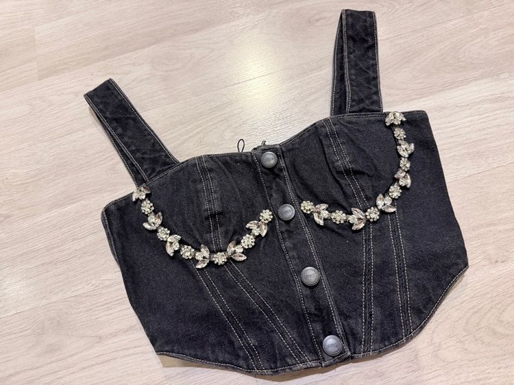 สายเดี่ยวยีนส์ KLOSET รูปที่ 2