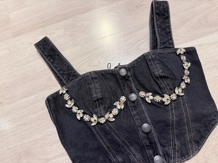 สายเดี่ยวยีนส์ KLOSET รูปที่ 3
