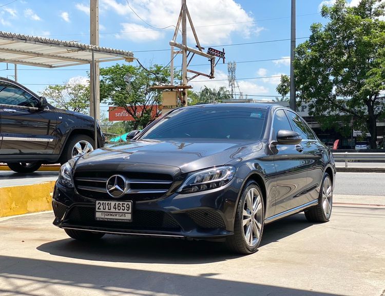 Mercedes-Benz C-Class 2021 C220 Sedan ดีเซล ไม่ติดแก๊ส เกียร์อัตโนมัติ เทา รูปที่ 4