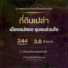 ที่ดินในเมืองแม่สอดชุมชนร่วมใจ