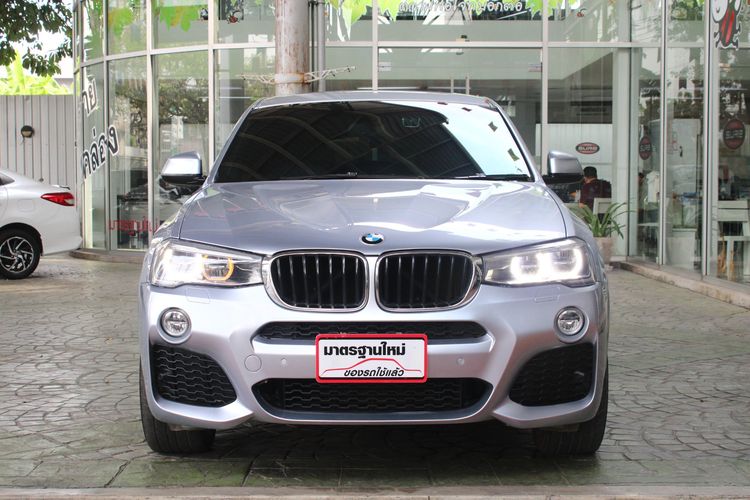 BMW X4 2018 2.0 xDrive20d M Sport 4WD Utility-car ดีเซล ไม่ติดแก๊ส เกียร์อัตโนมัติ เทา รูปที่ 2