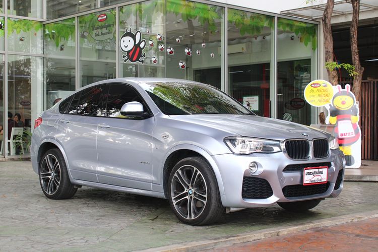 BMW X4 2018 2.0 xDrive20d M Sport 4WD Utility-car ดีเซล ไม่ติดแก๊ส เกียร์อัตโนมัติ เทา รูปที่ 3