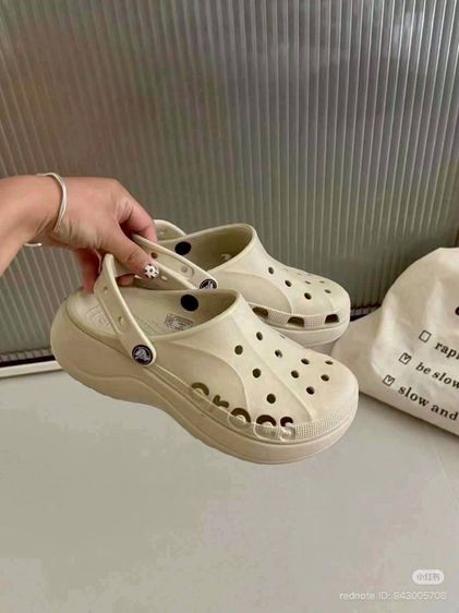 รองเท้าแตะแบบลำลอง อื่นๆ UK 5 | EU 38 | US 6.5 เนื้อ รองเท้าcrocs