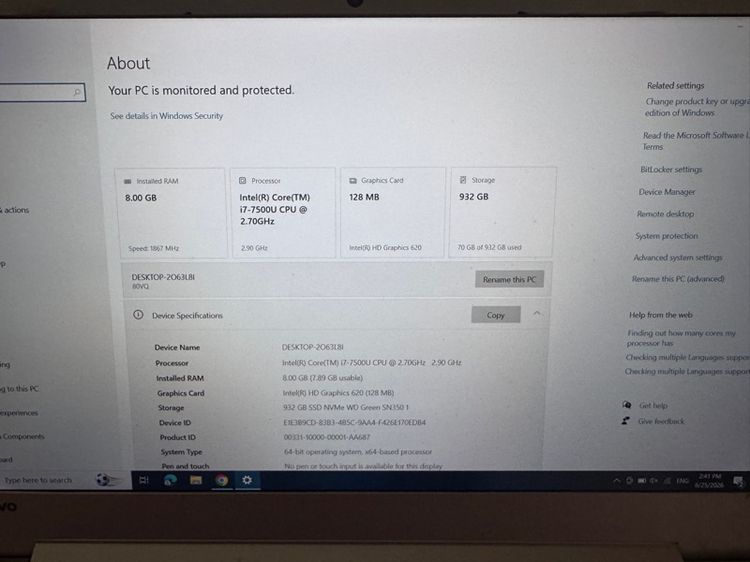 โน๊ตบุ๊ค Lenovo ideaPad 710S-13IKB รูปที่ 4
