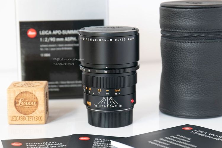 Leica APO-Summicron-M 90mm f2 ASPH.(11884) สภาพสวย