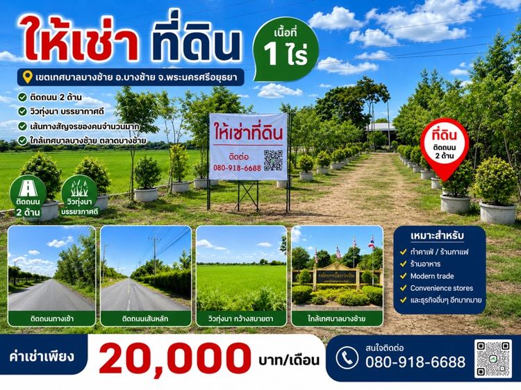 ที่ดินให้เช่าในเขตเทศบาล