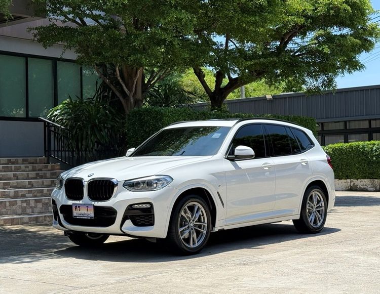 BMW X3 2021 X3 2.0 xDrive20d M Sport Utility-car ดีเซล ไม่ติดแก๊ส เกียร์อัตโนมัติ ขาว รูปที่ 4