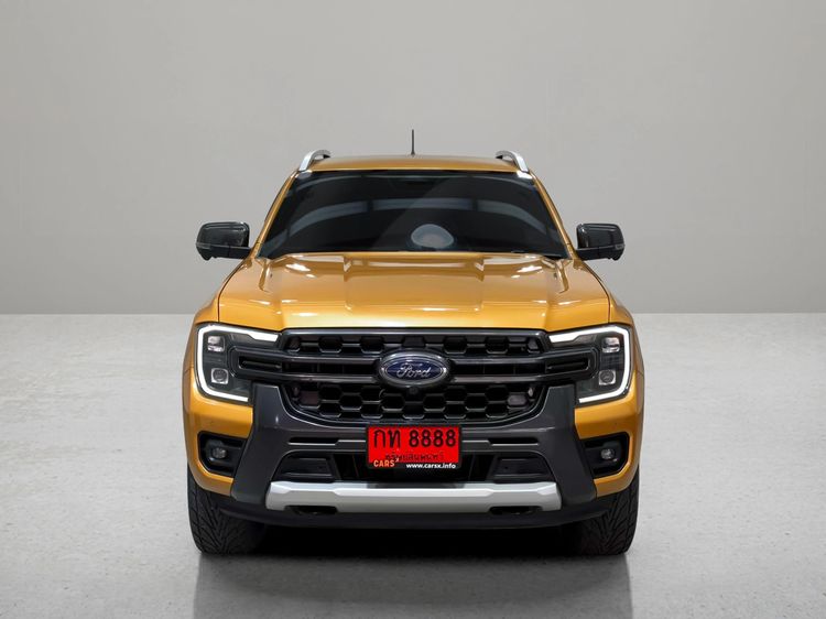 Ford Ranger 2022 2.0 Bi-Turbo Hi-Rider Wildtrak Pickup ดีเซล ไม่ติดแก๊ส เกียร์อัตโนมัติ เหลือง รูปที่ 2