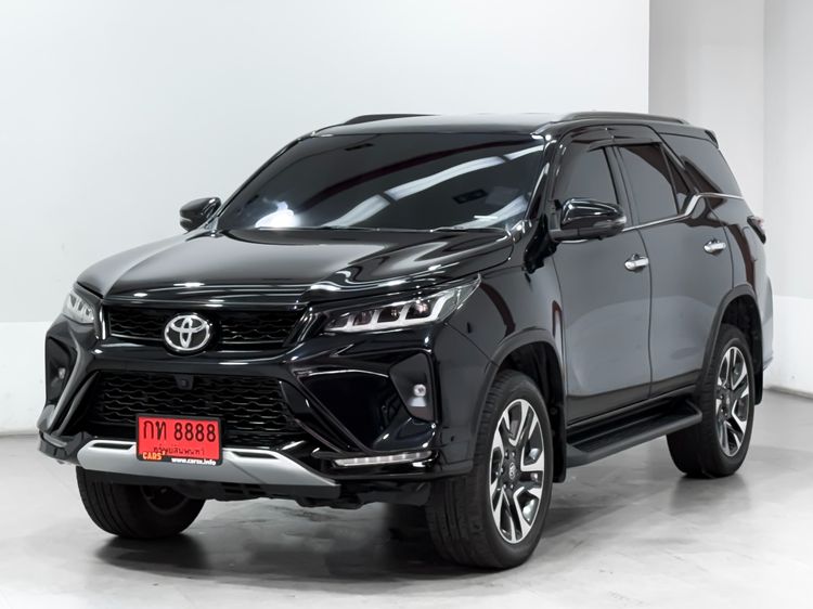 Toyota Fortuner 2021 2.4 LEGENDER 2WD AT Utility-car ดีเซล ไม่ติดแก๊ส เกียร์อัตโนมัติ ดำ รูปที่ 3