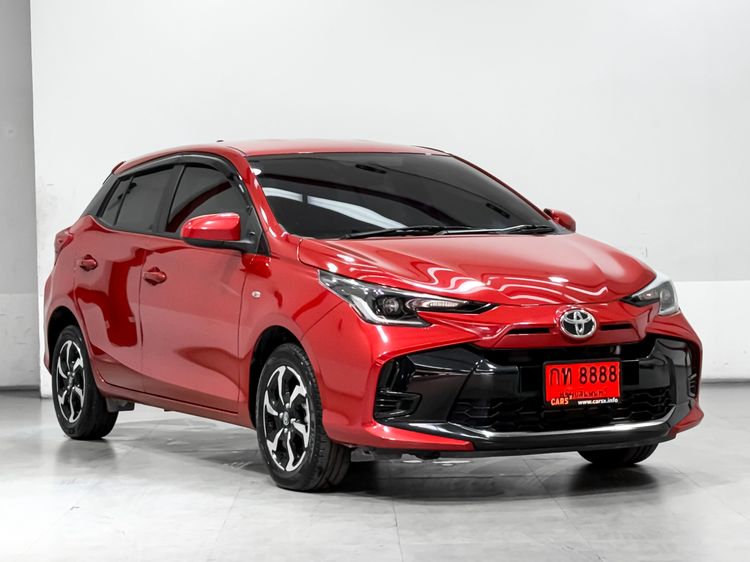 รถ Toyota Yaris 1.2 Sport สี แดง
