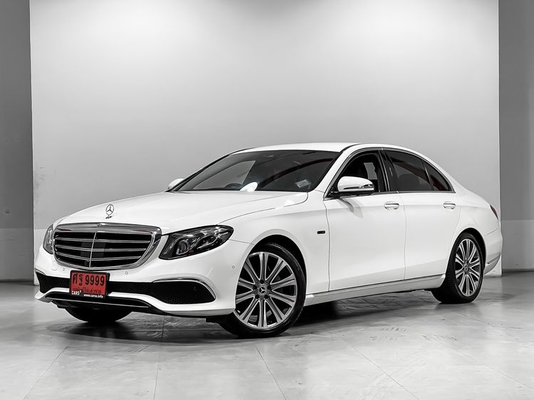 Mercedes-Benz E-Class 2019 E350 Sedan ปลั๊กอินไฮบริด (PHEV) ไม่ติดแก๊ส เกียร์อัตโนมัติ ขาว รูปที่ 3